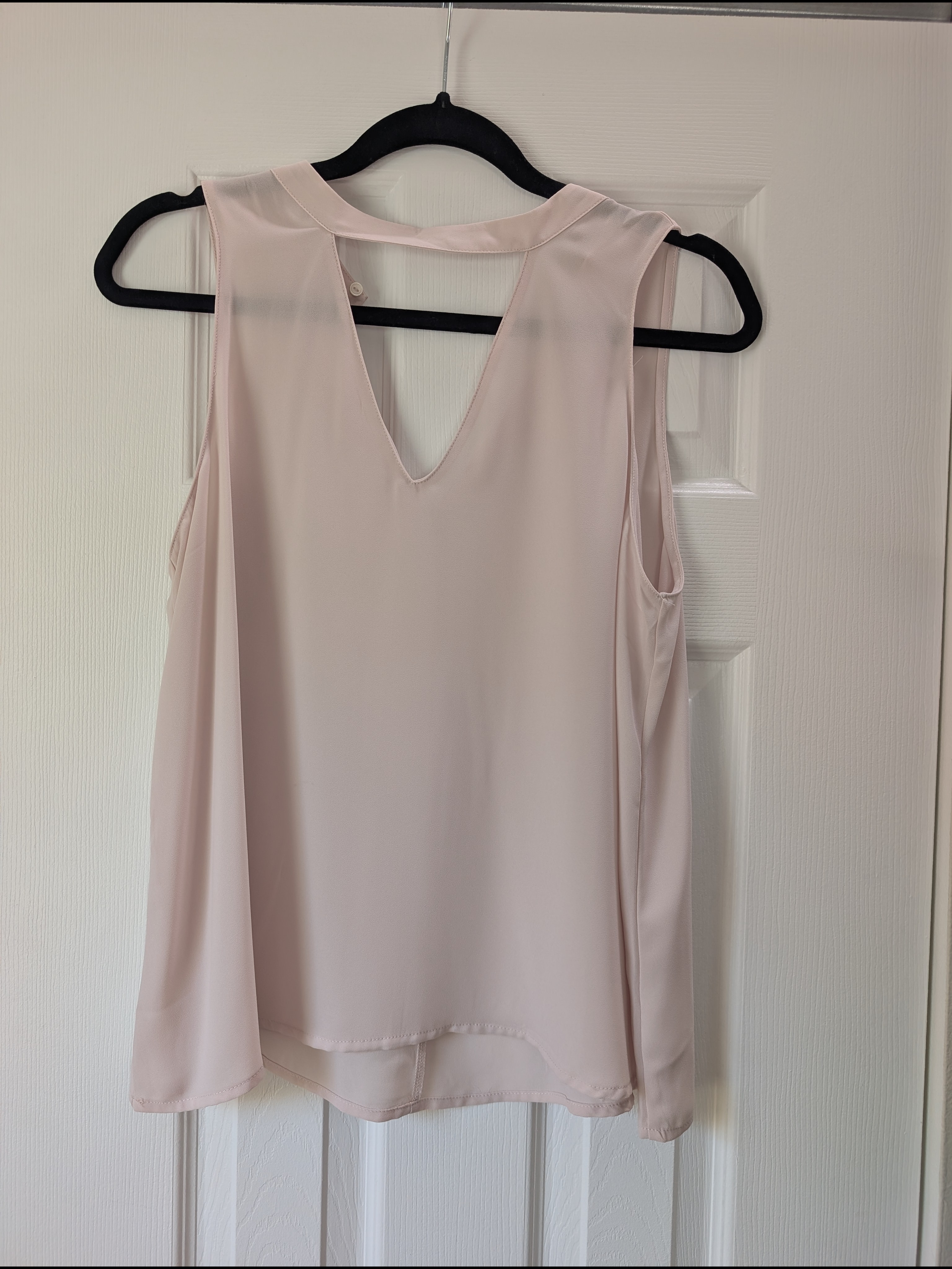 Nwt Lush Sleeveless V-Neck- Light Blush